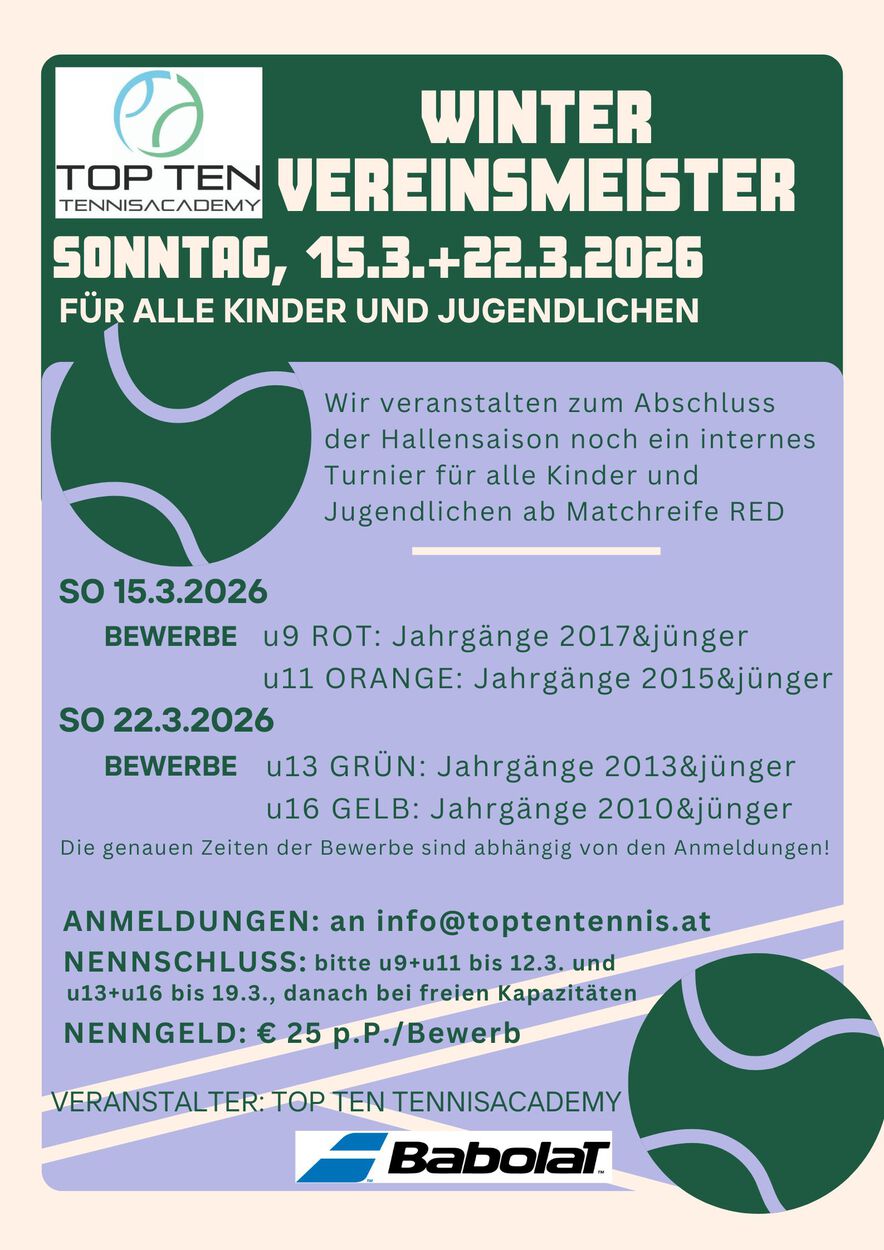 Winterturnier Top Ten